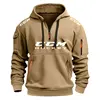 New Autumn Winter Autumn Winter Russia CCM HOCKEY Sports men's Hoodies Sweatshirts multi-pocket zipper loose casual hoodie coat 6