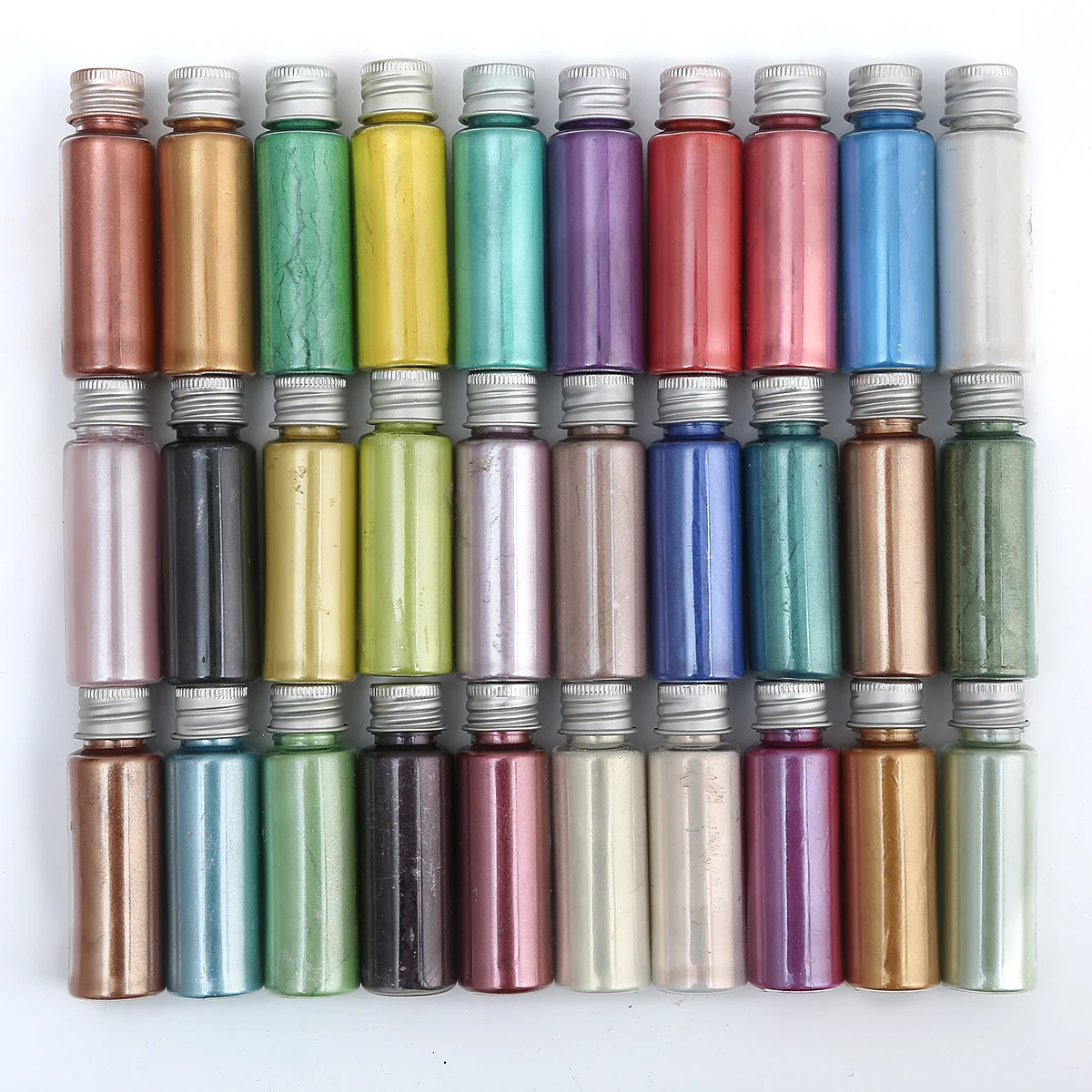 Purple Natural Mica Powder Pigments for DIY Art and Crafts - 25ml Shimmering Resin and Nail Gel Enhancer