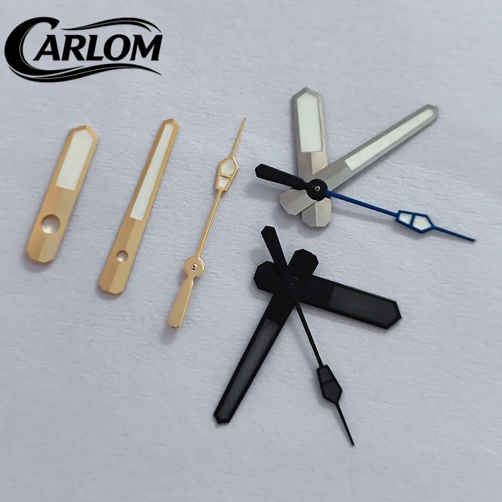 Green Luminous Watch Hands - High Quality Accessories in Silver, Black, Blue, and Gold