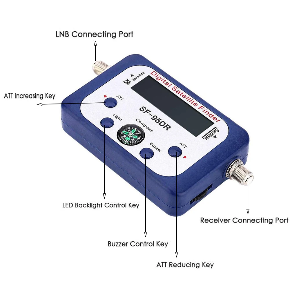 Digital TV Decoder Satellite Signal Finder Satellite TV Receiver