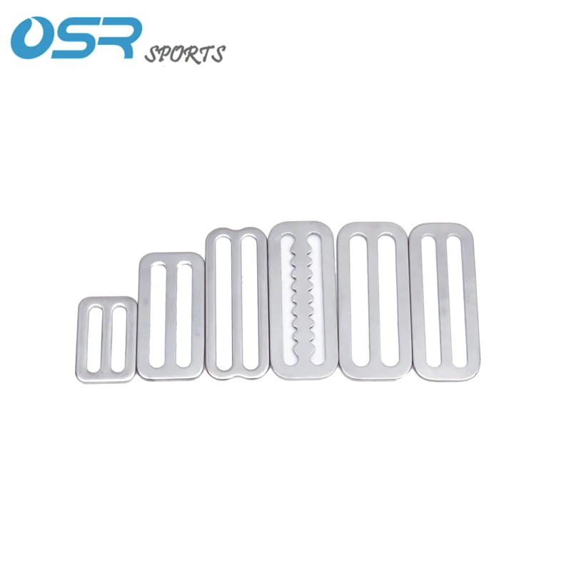 5 and 10Pcs SS304 Tri-bar Glider For Scuba Diving Bag Webbing 1, 1.5, 2inch Size 11069