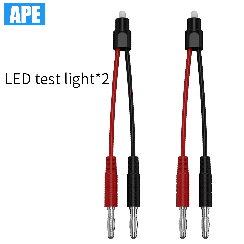 15pcs Electrical Multimeter Test Kit with LED test light with Test Probes Alligator Clips Male to male test cables