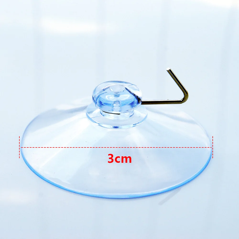 

HANGER SUCTION CUP HOOKS Hook Household Supplies Key Metal Organizer SUCKER Small Hanging Dia 3cm Home Storage