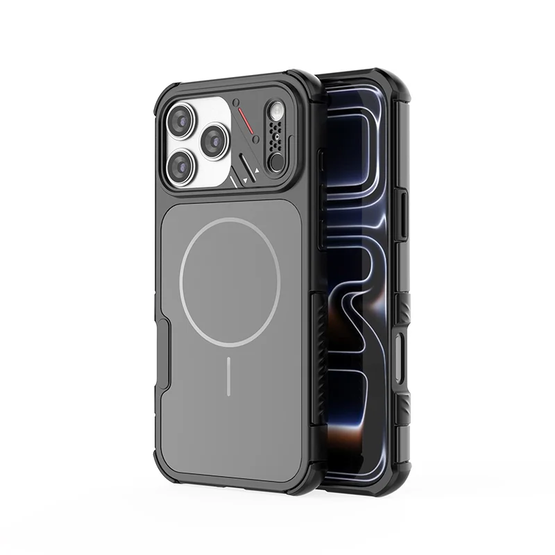 Fall Protection Magnetic Funda Case for Iphone 17 Pro Max 16 Pro Iphone16 Iphone17 Shockproof Cell Phone Cover Accessories 3