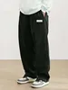 Men's corduroy loose European size hanging multi-functional casual straight leg pants, suitable for daily travel