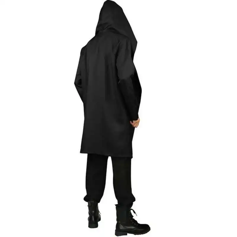 HKSH Spring Autumn New Men Tide Darkwear Halloween Cosplay Windbreaker Cloak Wizard Witch Punk Fashion Hooded Chic Trench HK4020
