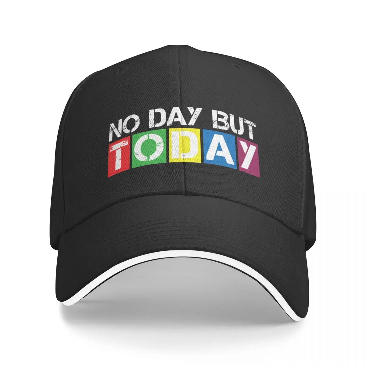 

No day but today [Rent] Baseball Cap funny hat Sunscreen Snapback Cap Designer Man Women's