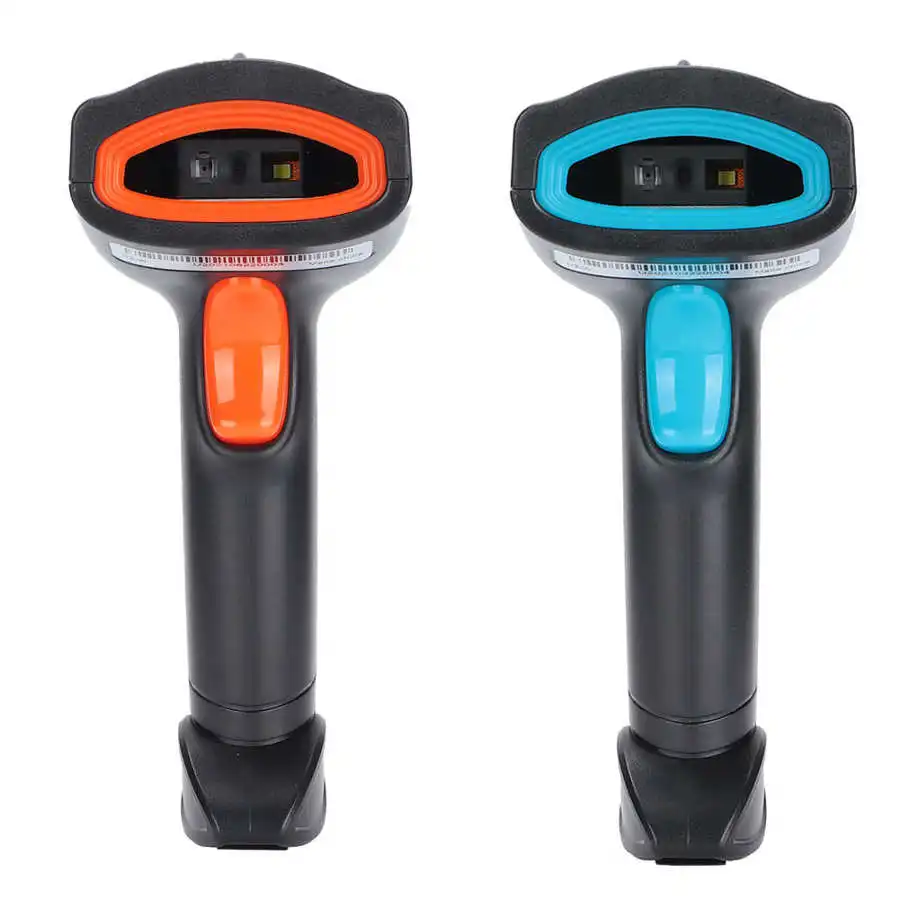 HBAPOS Bar Code Scanner QR Bar Code Reader 2.4G Wireless Wired USB Scan Gun for Warehouse POS System PC