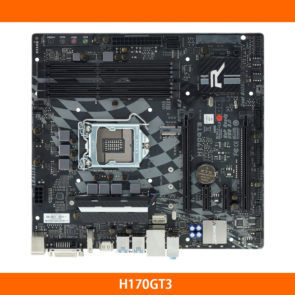 

For Biostar H170GT3 H170 LGA 1151 DDR4 USB 3.0 USB 2.0 Micro ATX Desktop Motherboard Original Quality Fast Ship