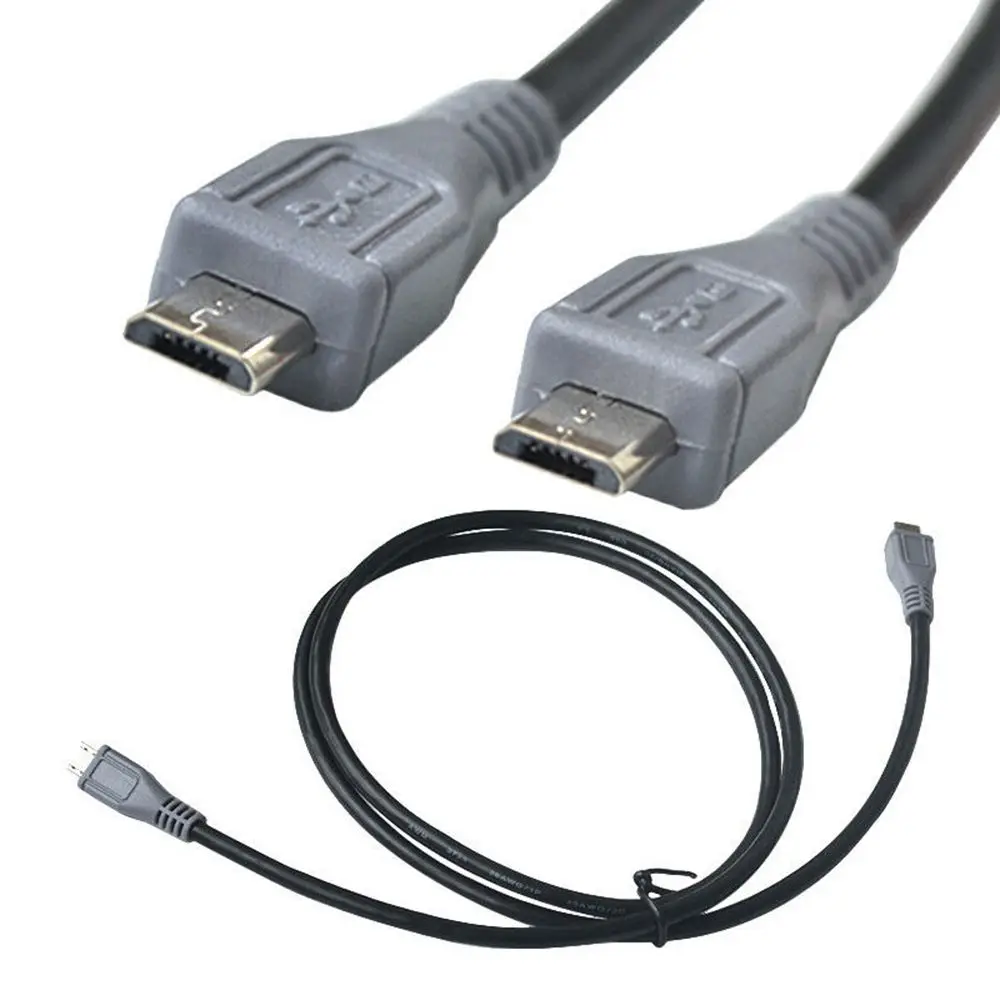 마이크로 USB 수-마이크로 USB 수 OTG 변환기 어댑터 리드 데이터 케이블 충전 코드, 휴대폰 태블릿 휴대폰 액세서리, 5 핀