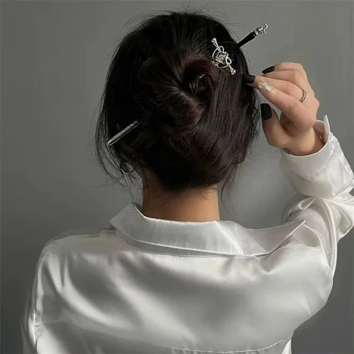 여성용 빈티지 펑크 금속 소드 머리핀, 중국 간단한 소드 헤어 스틱, DIY 헤어 스타일 디자인 도구 액세서리, 직송 5
