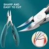 Toe Nail Clippers Cutter Ingrown Toenail Tool Professional Thick Nails Dead Skin Dirt Remover Super Sharp Curved Blade Nail Tool 1