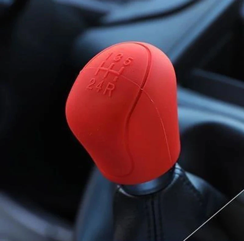 1PC Manuelle 5/6-geschwindigkeit Auto Innen Zubehör Auto Silikon Schaltknauf Abdeckung Shift Nicht-Slip auto Innen Zubehör – Detail 2