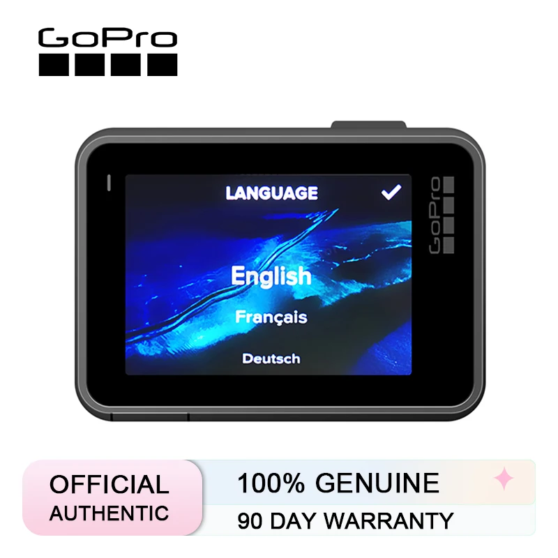 GoPro HERO6 Black 128GB montée sur un casque, capturant des séquences sportives en ultra haute définition 4K.