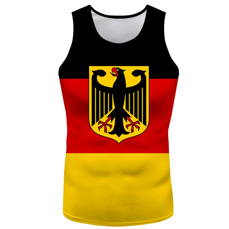 

Футболка с надписью «сделай сам», немецкая майка y-образной формы, с надписью «сделай сам», государственный флаг страны Германии, колледжа бунреадгезии, фото без рукавов