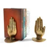 Praying Hands Book Ends for Woman Man Gift Collection Home Iron Bookends Office Desktop for Book Lovers Office Supplier 5