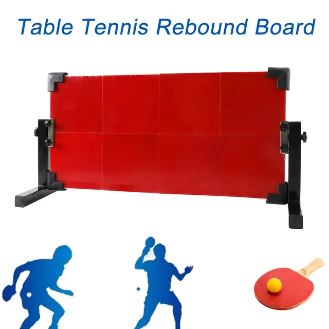 Professional Table Tennis Rebound Board Ping Pong Springback Machine Self-Study Pingpong Ball Training Equipments Accessorie