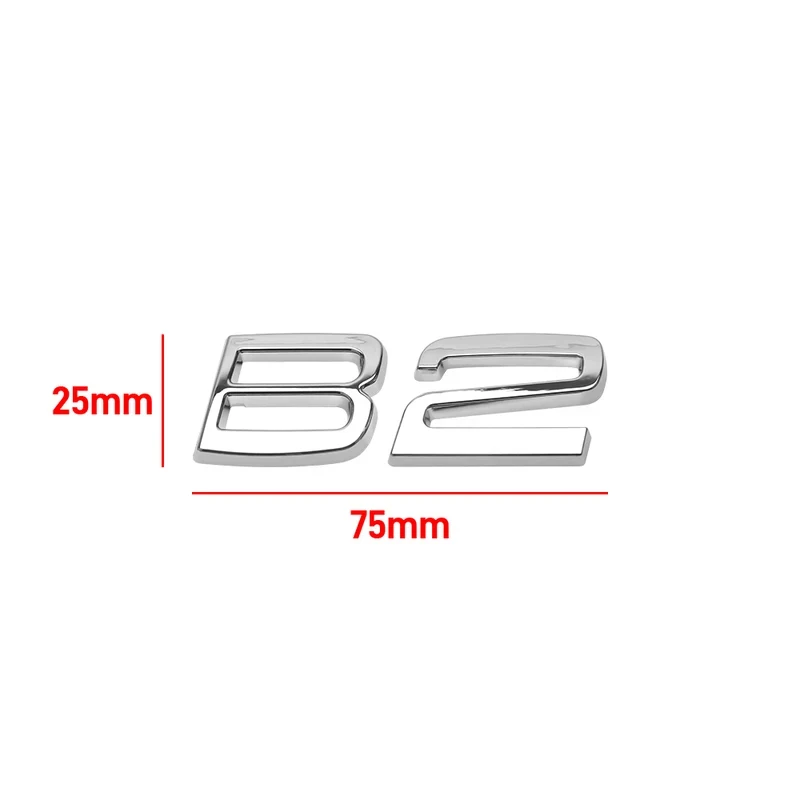 볼보 B2 B3 B4 B5 B6 B7 B8 자동차 액세서리용 3D ABS 레터링 자동차 리어 트렁크 테일게이트 사이드 펜더 배지 엠블럼 스티커