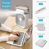 Portable 3 In 1 Fan AIr Conditioner Household Small Air Cooler LED Night Lights Humidifier Air Adjustment Home Fans Dropshipping 3