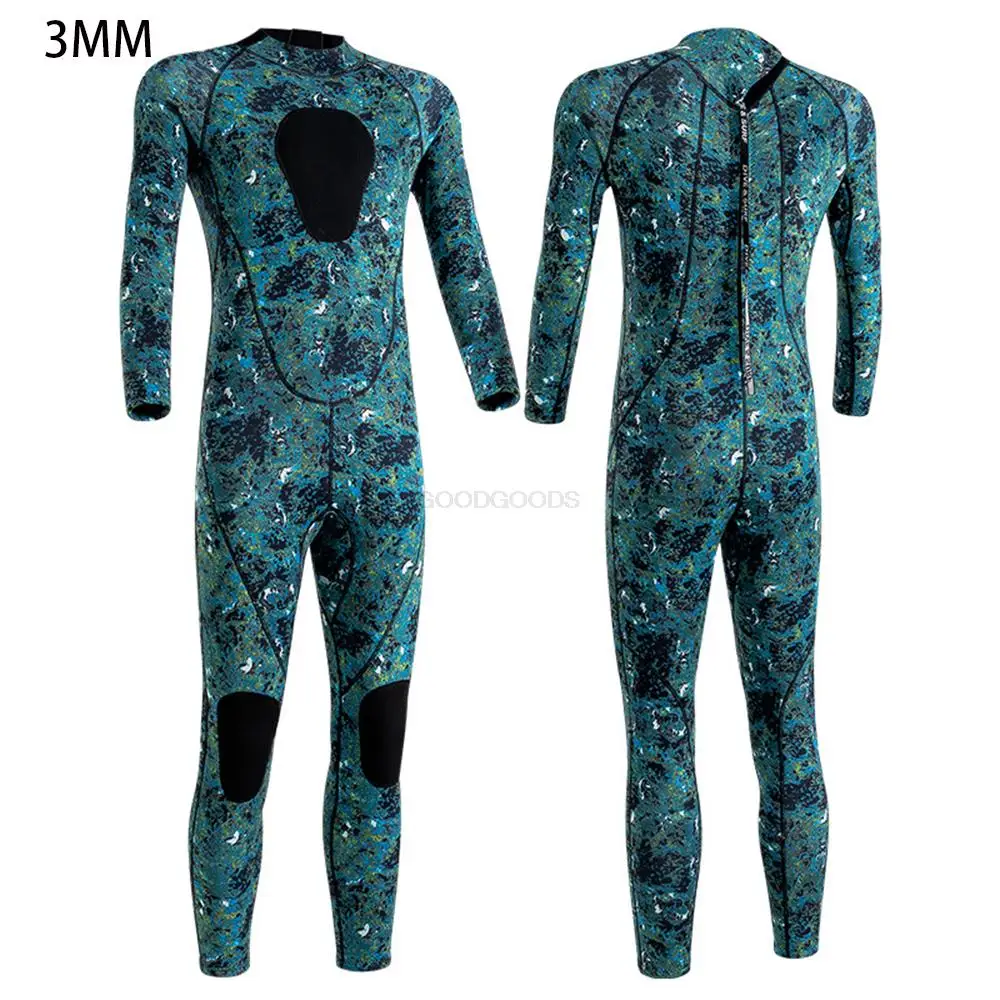 

Neoprene Wetsuit 3mm Men Scuba Diving Thermal Winter Warm Wetsuits Full Suit Swimming Surfing Kayaking Equipment Camo