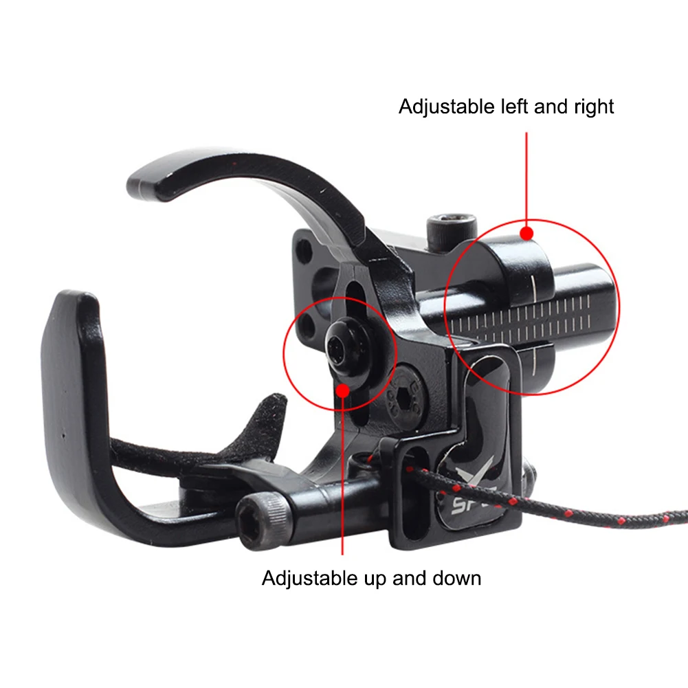 Archery Hunting Rise Fall Arrow Rest Compound Bow Adjustable Up Down Right  Hand