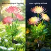 Outdoor IP65 Waterproof Garden Lights LED Solar Flower Light for Pathway Yard Lawn Backyard Home Decoration Solar Landscape Lamp 5