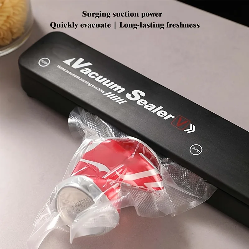Mini Vacuum Sealer for Home Kitchen, Portable Food Saver Vacuum Packing Machine with Bags 6