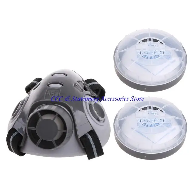 Q1JC Comfort Facepiece Reusable Respirator for Protection Mask Easy to Use for Sprayi 2
