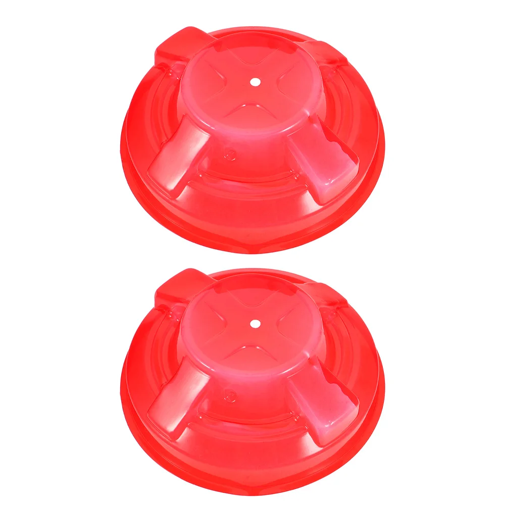 2 Pcs Smoke Dust Cover Air Fryer Oven Smokes Alarm for Cooking Plastic Induction