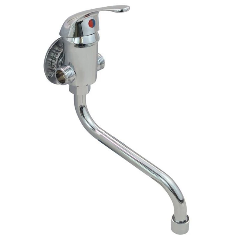 

Durable Kitchen Water Mixers Single Hole Kitchen Faucet Conveniently Adjust Water Temperature to Suit Your Needs Durable T5EF