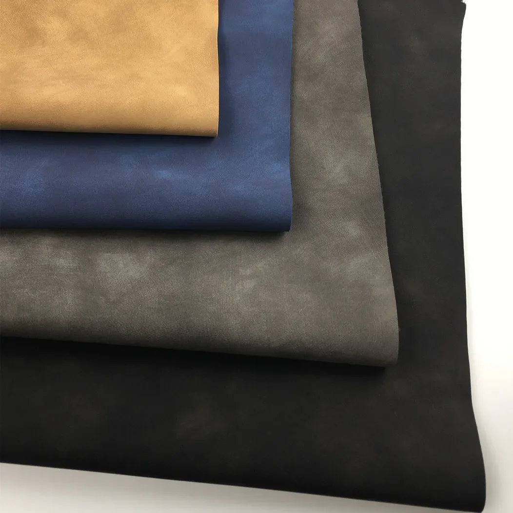 Fashion Matte PU Leather Notebook Handbag Furniture Sofa Direct Sale Elegant Sheep Skin Artificial Leather Clothing Fabric
