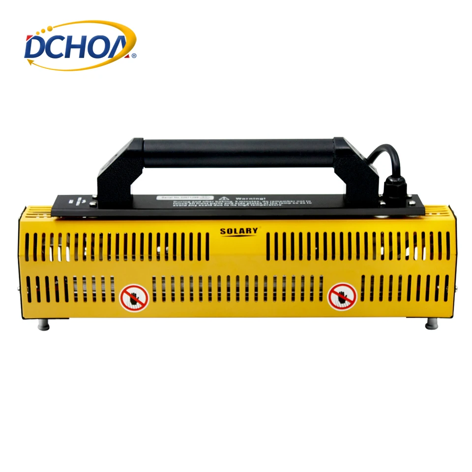 DCHOA 태양광 단파 적외선 페인팅 램프 220V 110V 휴대용 경화 램프 자동차 관리 범퍼 수리용 1000W