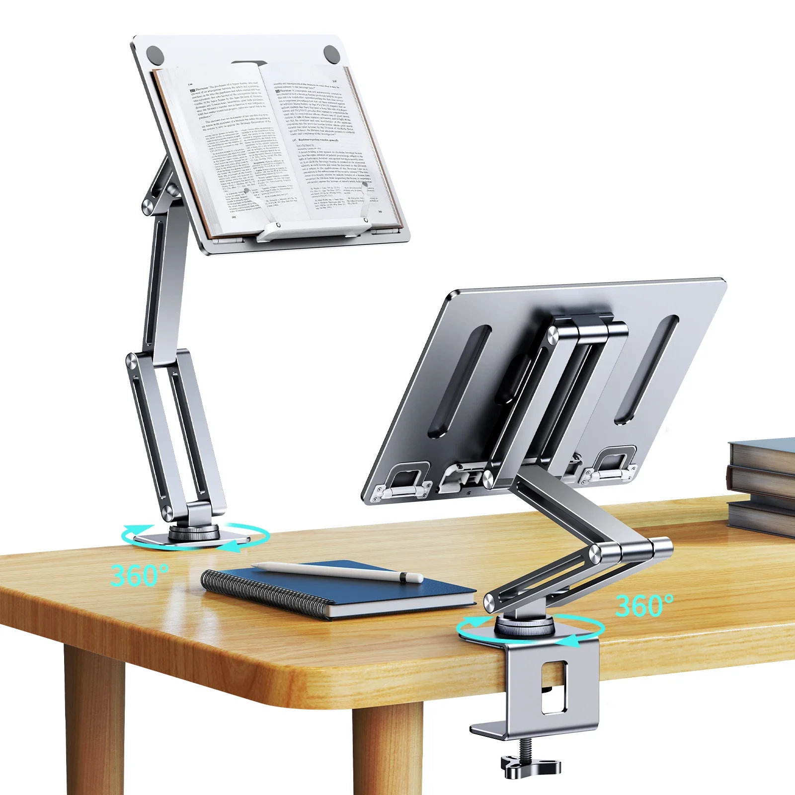 Adjustable Laptop Desk Mount - 360 Rotating Stand for Notebooks up to 17