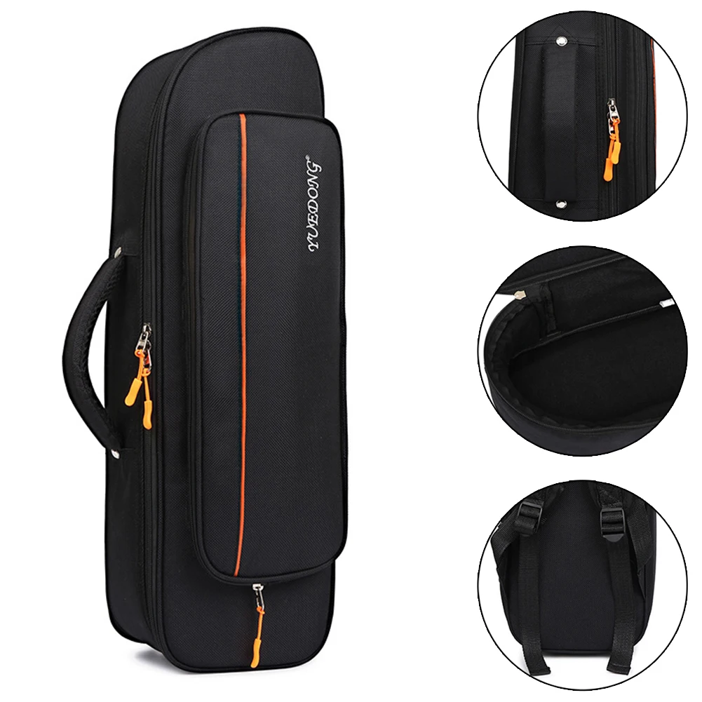 

Portable Trumpet Bag Backpack Soft Storage Case Brass Instrument Accessories Waterproof Oxford Carrying Handle Bags Soft 2023