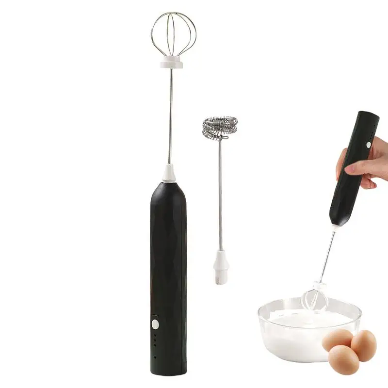 Frother For Coffee Rechargeable Egg Beater Handheld Kitchen Electric Milk Frother Small Drink Mixer And Cold Foam Maker
