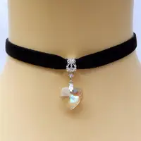 Korean Fashion Velvet Choker Necklace for Women Adjustable Chic Faux Leather Vintage Gothic Style Velvet Choker Neck Jewelry - Image 2