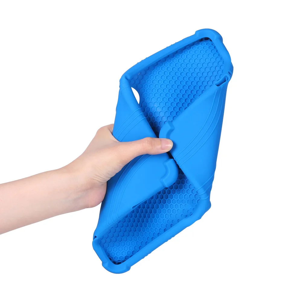Soft Silicone Kids Safe Shockproof Tablet Case with Adjustable Stand