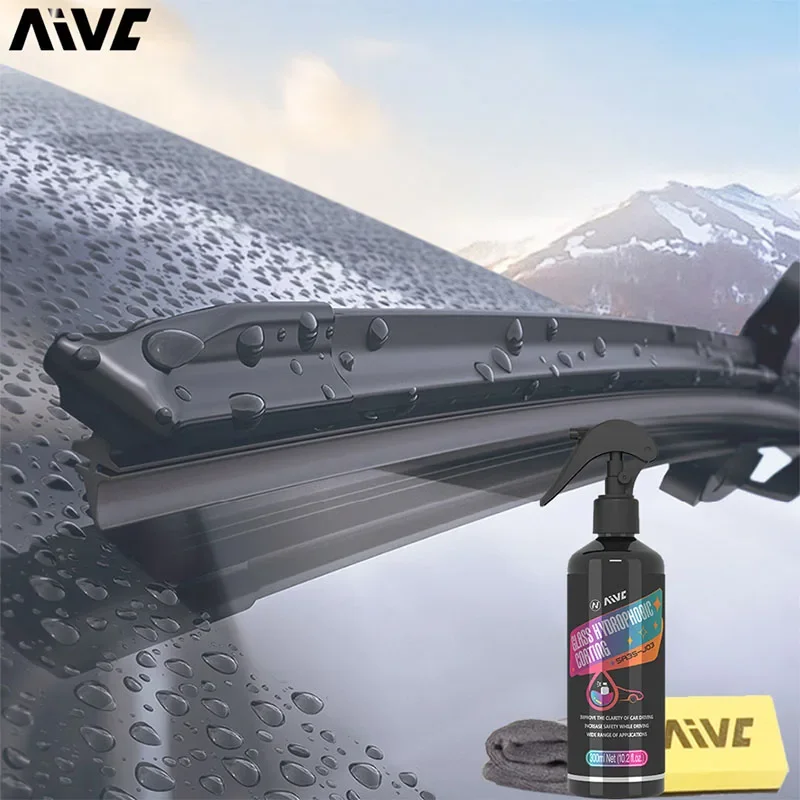 Car Glass Anti Fog Water Repellent Spray Kit Aivc Windshield Anti-rain Hydrophobic Coating Winter Defogging Waterproof Cleaner