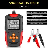 SOH SOC CCA IR Measurement for Car Truck Car Motorcycle Battery Tester 12V 24V Battery Analyzer Test Tool Digital - Image 2