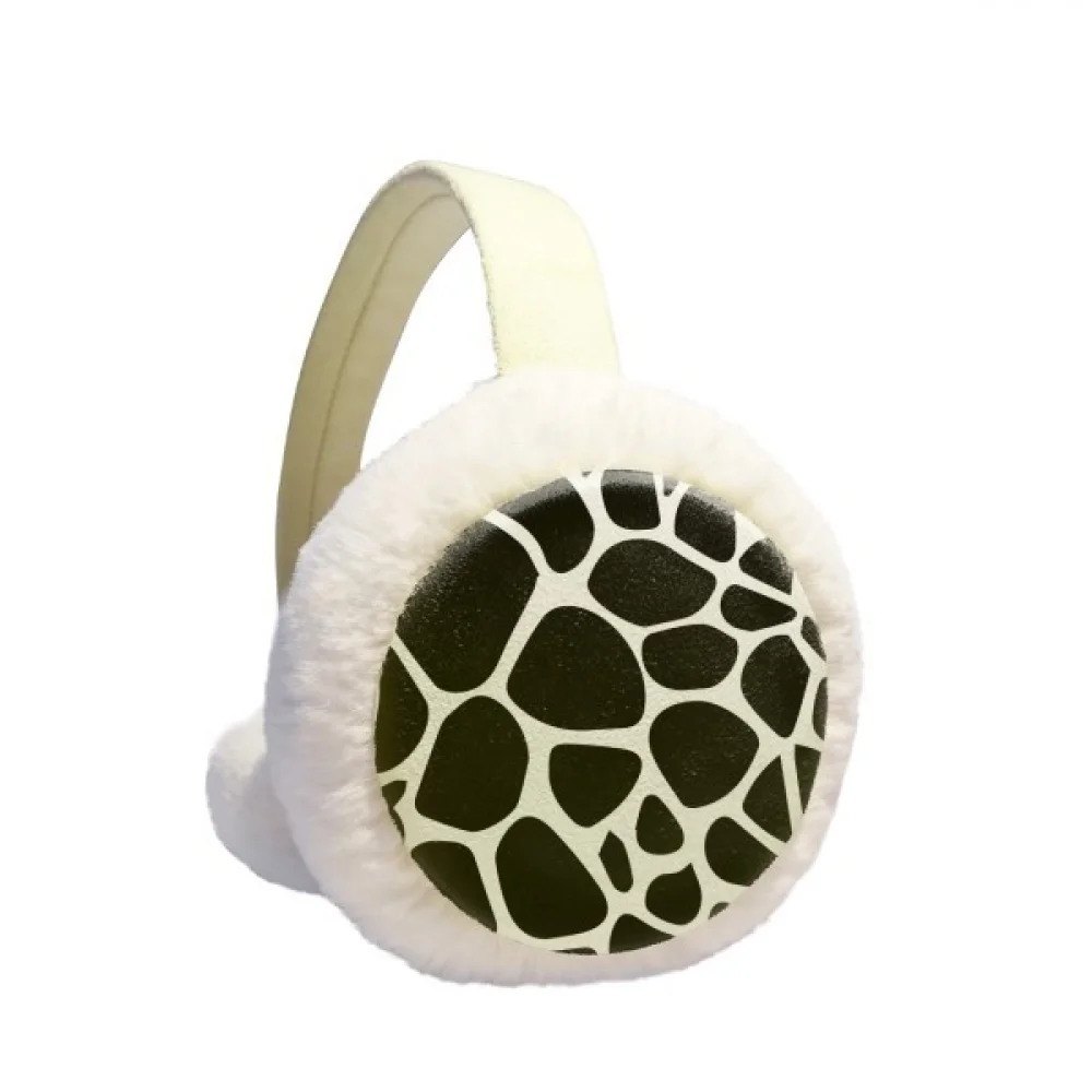 キリンの動物イラスト冬の耳柔らかいケーブルニットの毛皮屋外での使用