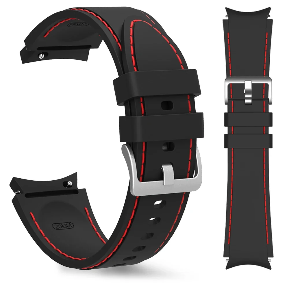 Premium No Gap Silicone Watch Strap - Comfortable Fit for All Models