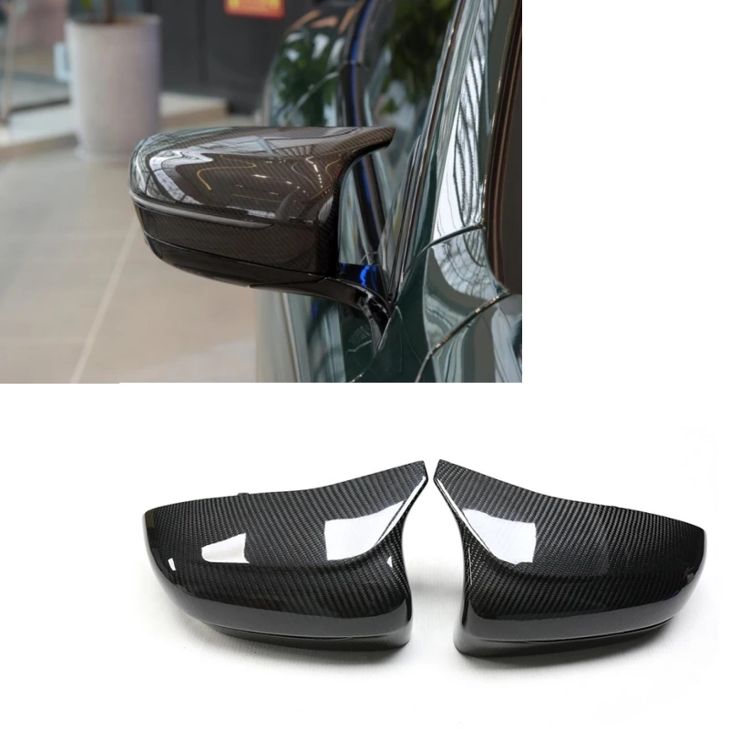 

Dry Carbon Fiber Side view Replacement Mirror Cover For BMW M5 F90 M8 F91 F92 F93 2018 2019 2020 2021 2022 2023 LHD F90 Mirror