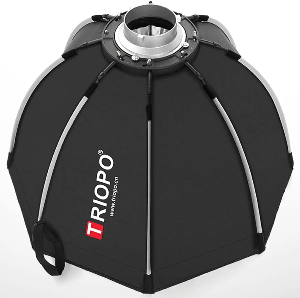 Bowens Mount Softbox TRIOPO 55cm 65cm 90cm 120cm Foldable for Sokani X100 COLBOR CL60 Godox Aputure LED Video Light