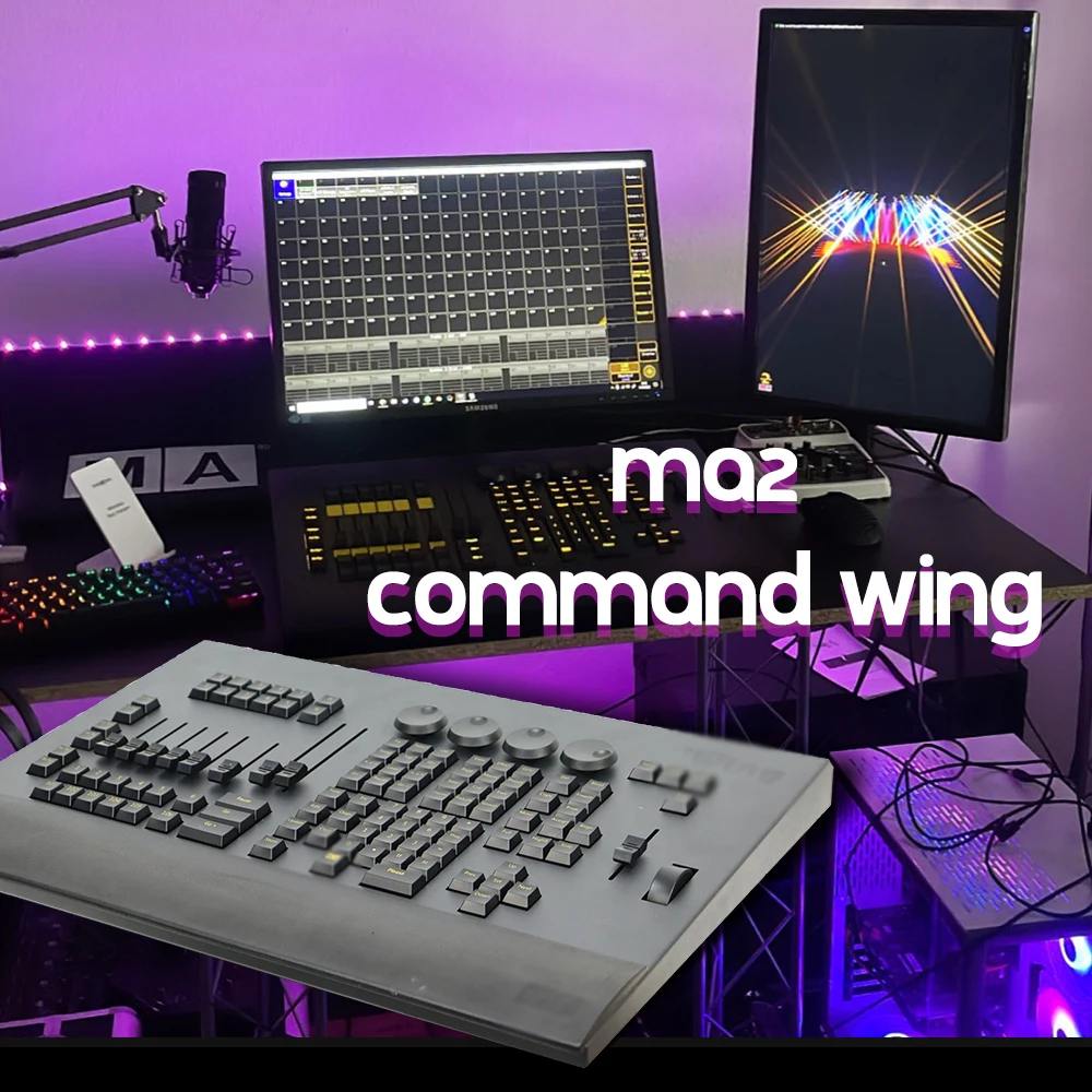 

Command wing Console stage lights controller dmx512 dj lighting console With Flight Case For DJ Disco Moving Head Beam Wash