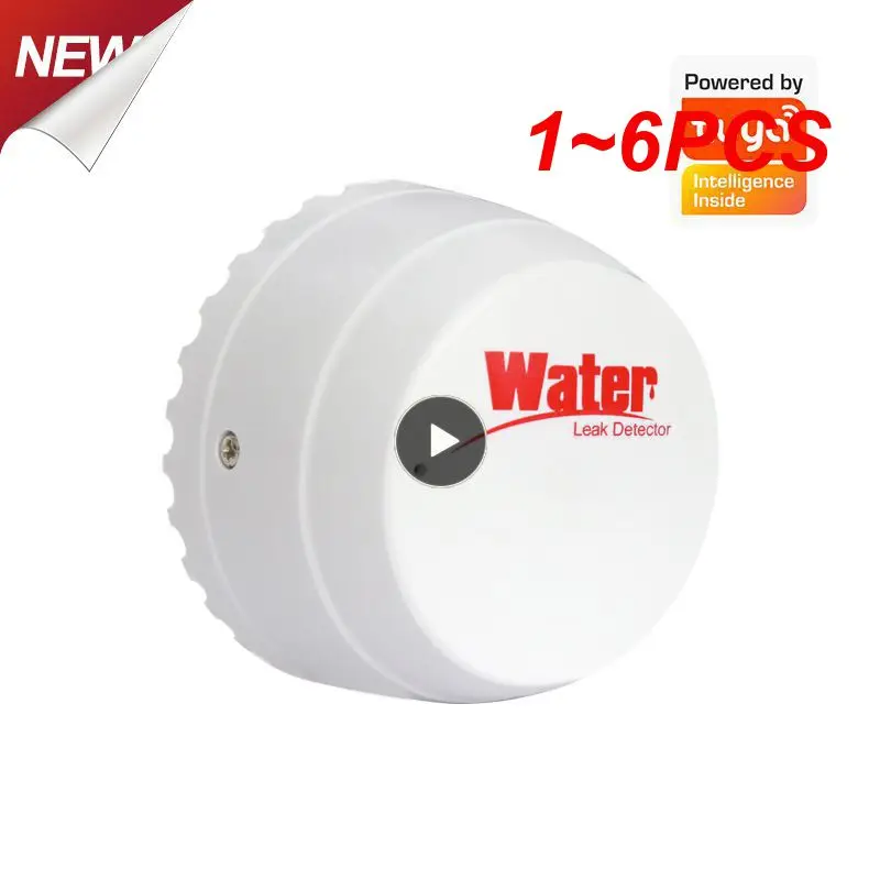 

1~6PCS App Remote Monitoring Smart Home Smart Water Leak Detector Real-time Detection Smart Life Flood Sensor