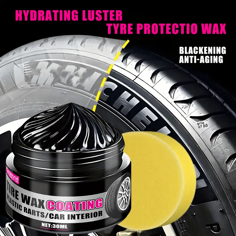 Black coating paste for plastic and rubber repair -General Motors Interior repair wax,Multi-purpose car care,long-lasting polish 5