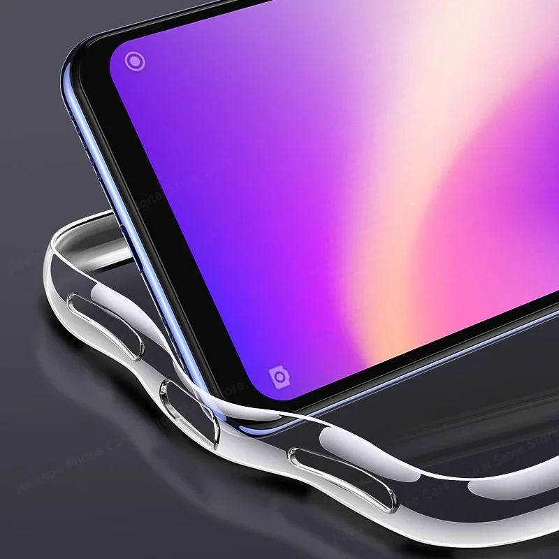 حافظة هاتف شفافة مضادة للصدمات لهاتف Realme 12 12X 12Pro 12ProPlus 5G حافظة خلفية شفافة ناعمة