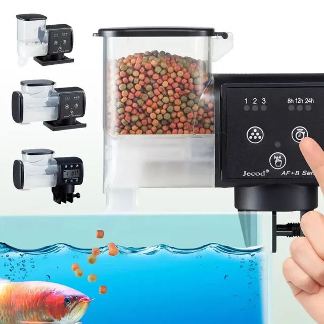 Jebao Jecod New Aquarium Fish Tank Feeder Intelligent Automatic Feeder Digital Timing Wifi Wireless Remote Control Fish Feeding 3