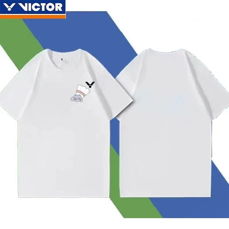 Victor Quick-drying Badminton Set Color Men's and Women's Same Sports Sportswear Cultural Shirt Leisure Training