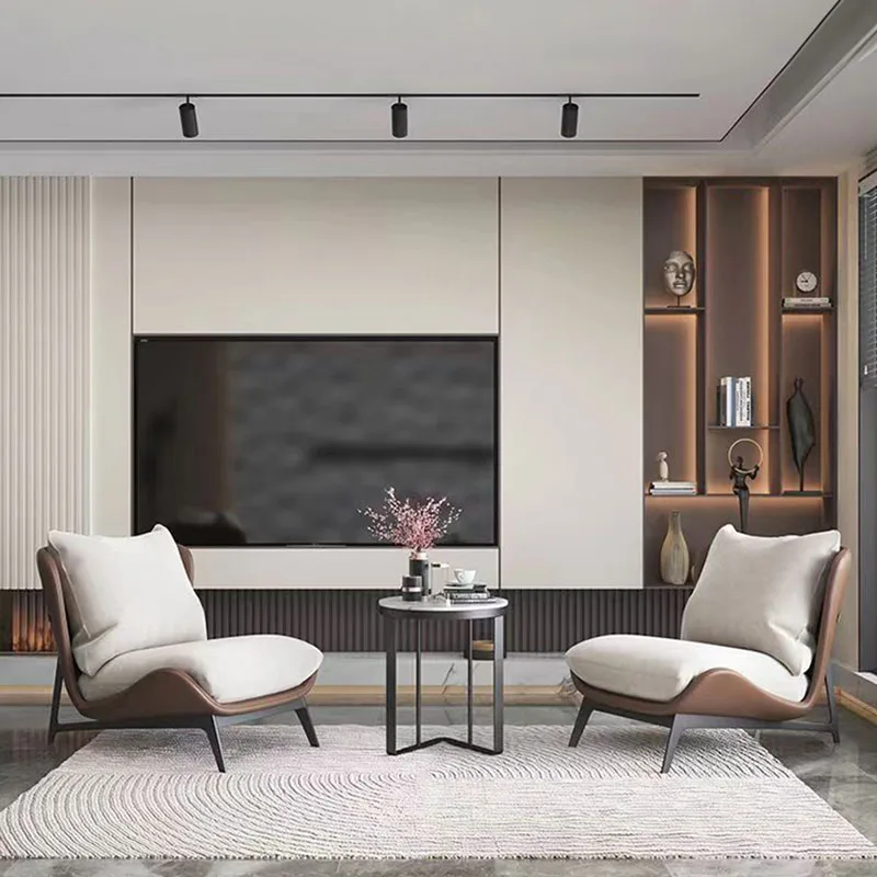 

Designer Foam Sponge Living Room Sofa Minimalist Vintage Reception Modern Living Room Sofa Adults Office Canape Home Furniture